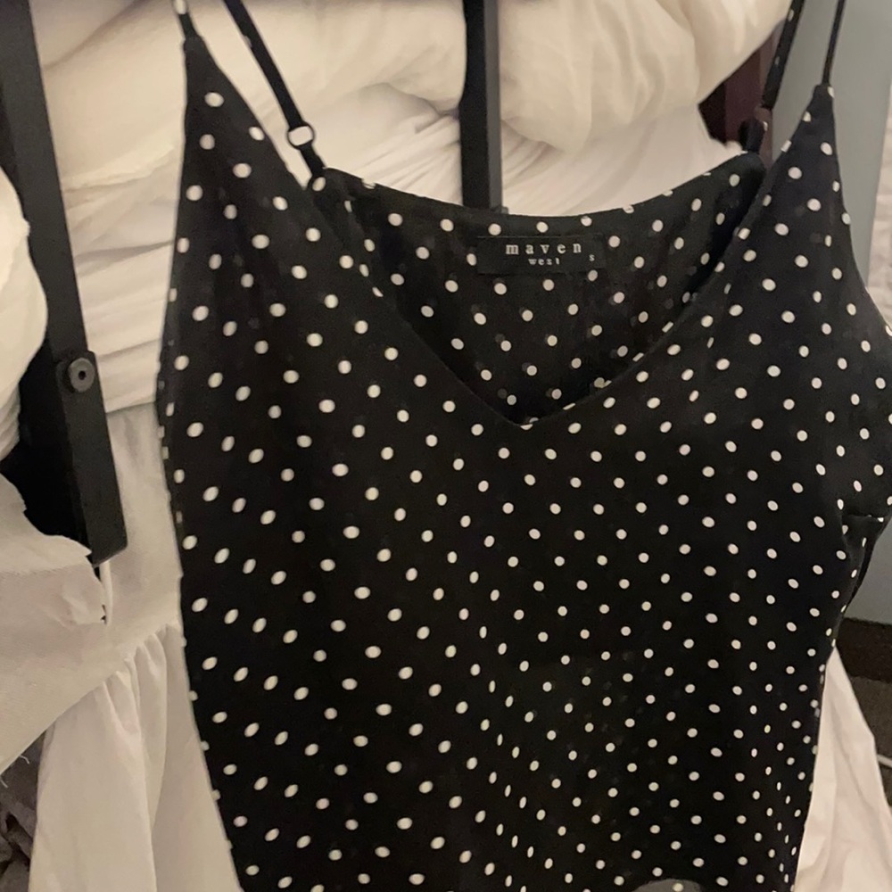 Maven polka-dot tank
